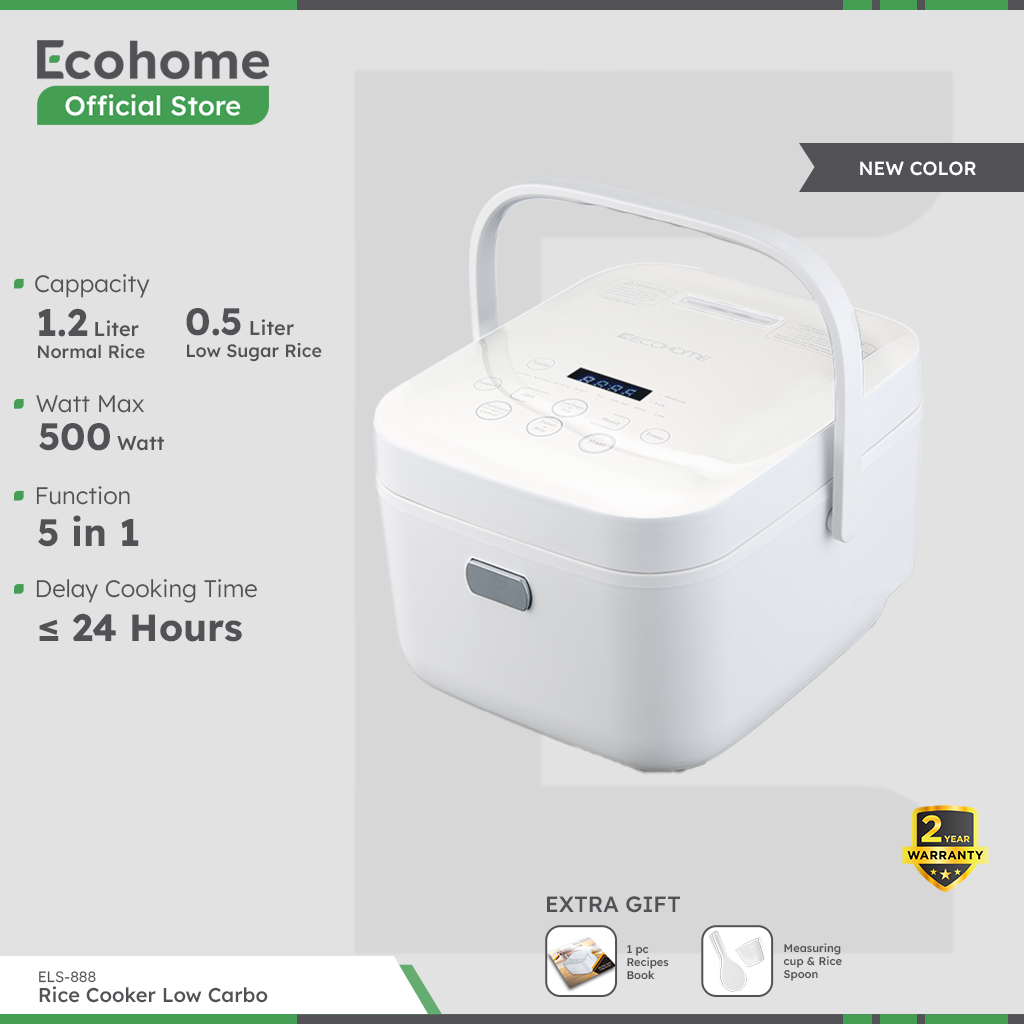 ECOHOME | Low Carbo Rice Cooker | ELS-888 | Multi Cooker