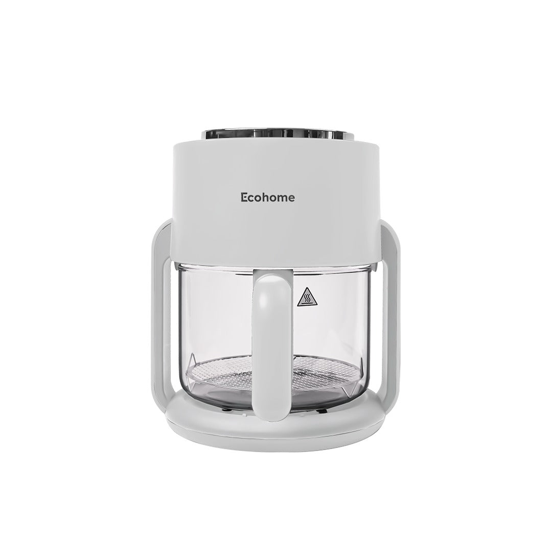 ECOHOME Air Fryer & Dehydrator 8 in 1 Function EAF777 4.5L Capacity with Panoramic Glass 360° View