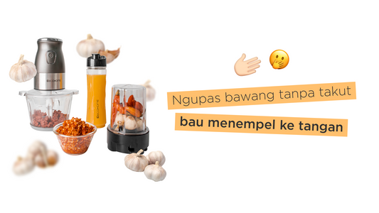 Ngupas bawang tanpa takut bau menempel ke tangan