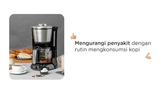 Mengurangi penyakit dengan rutin mengkonsumsi kopi