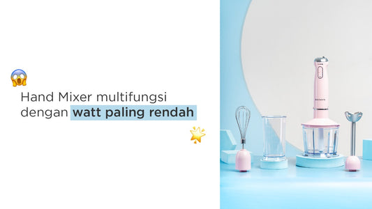 Hand Mixer multifungsi dengan watt paling rendah