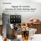 Ecohome Semi-automatic Espresso Machine EEM888 Mesin Kopi Espresso desain stylish dengan Tekanan 20 Bar untuk Pemakaian Rumah Layar Touchscreen