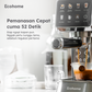 Ecohome Semi-automatic Espresso Machine EEM888 Mesin Kopi Espresso desain stylish dengan Tekanan 20 Bar untuk Pemakaian Rumah Layar Touchscreen