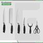 ECOHOME Stainless Steel 6 Pcs Knives Set EPS388 - Set Pisau Dapur Premium Arthur Price