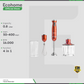ECOHOME | Hand Blender | EHB-333 | Blender Praktis Multi Fungsi