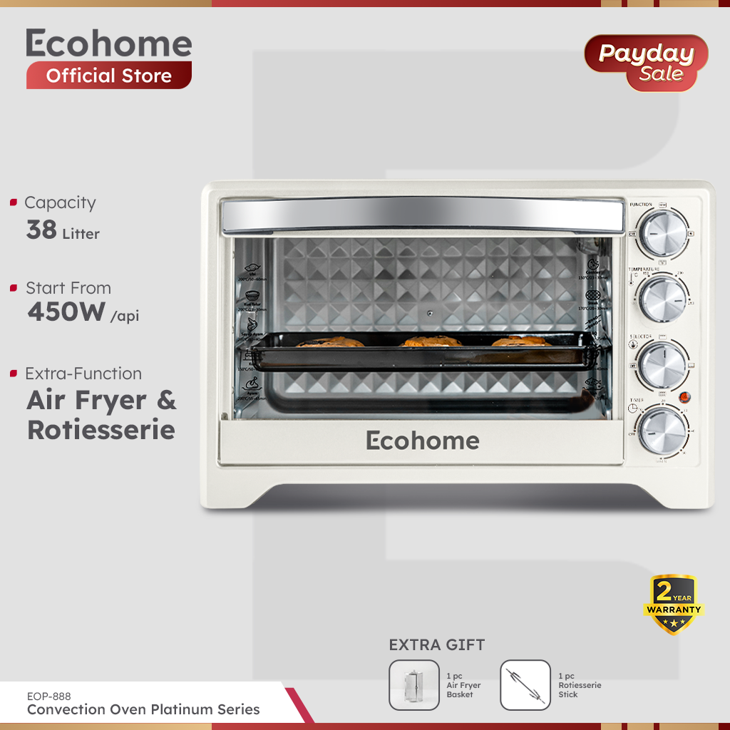 ECOHOME | Oven Platinum | EOP-888 | Low Watt