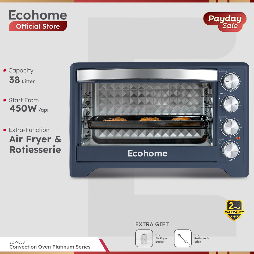 ECOHOME | Oven Platinum | EOP-888 | Low Watt