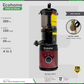 ECOHOME Slow Juicer Simplicity Grid ESJ999SG Pengekstrak Buah Muat 1 Nanas