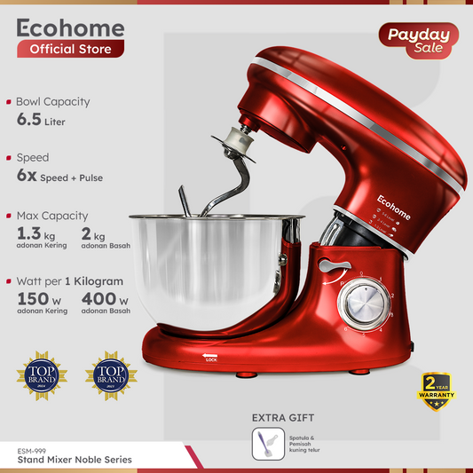 ECOHOME | Stand Mixer Noble Series | ESM-999 | Premium Stand Mixer