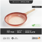 Ecohome Cookware | Fry Pan 28 cm | Ceramic Coating | Anti Lengket