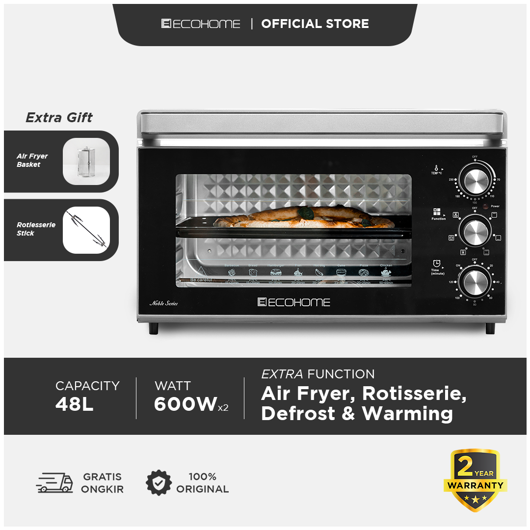 ECOHOME | Oven Noble Series | EON-888 | Air Fryer Function