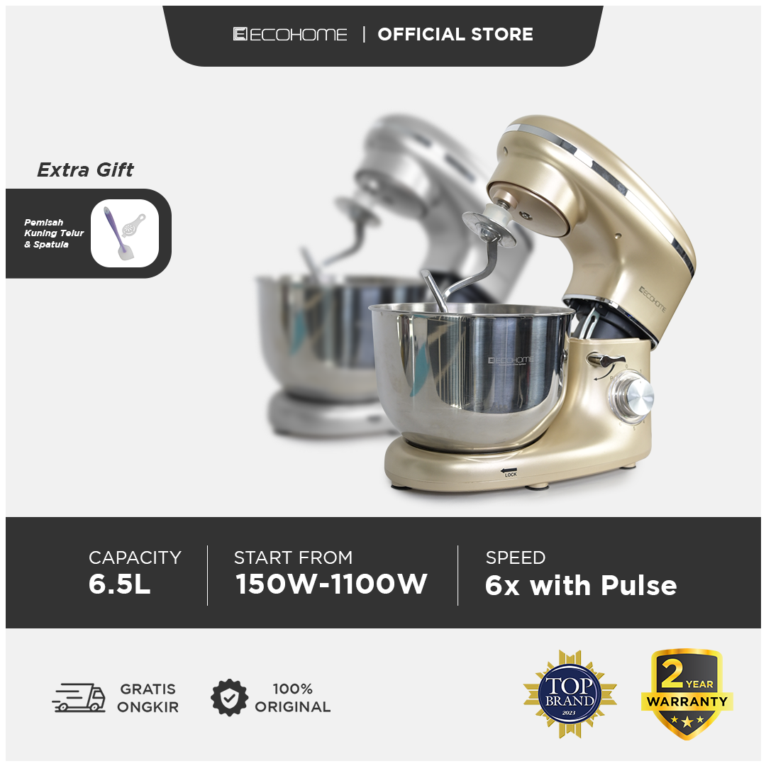 ECOHOME | Stand Mixer Platinum Series | ESM-999| Premium Stand Mixer