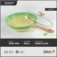 Ecohome Cookware | Wok Pan 30 cm | Ceramic Coating | Anti Lengket