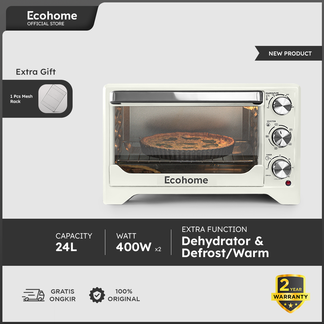 ECOHOME Oven Platinum 24L EOP777 Dehydrator Low Watt