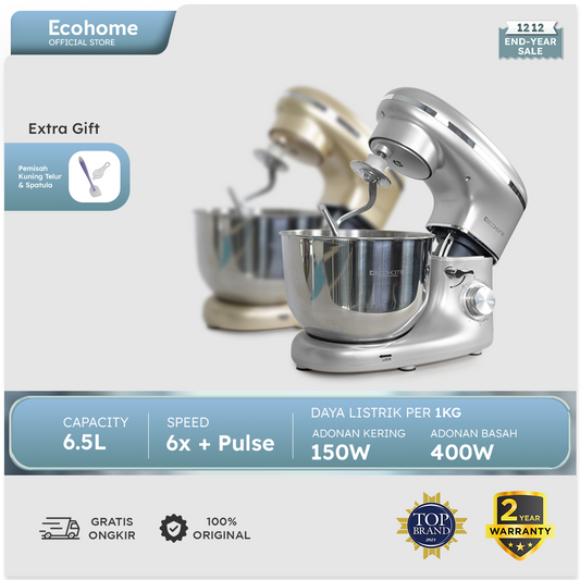 ECOHOME | Stand Mixer Platinum Series | ESM-999| Premium Stand Mixer