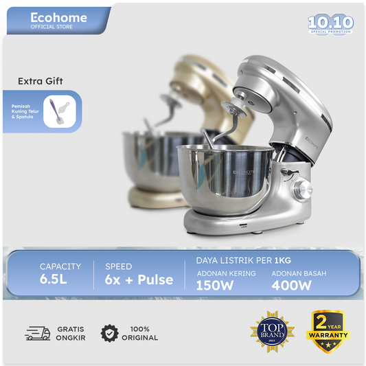 ECOHOME | Stand Mixer Platinum Series | ESM-999| Premium Stand Mixer