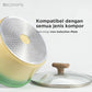 Ecohome Cookware | Casserole Pan 24 cm | Ceramic Coating Anti Lengket