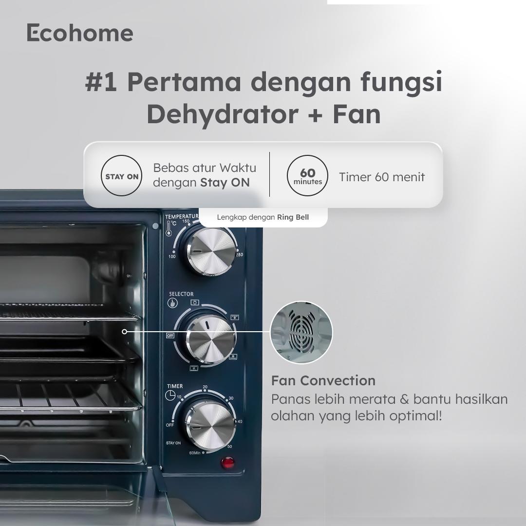 ECOHOME Oven Platinum 24L EOP777 Dehydrator Low Watt