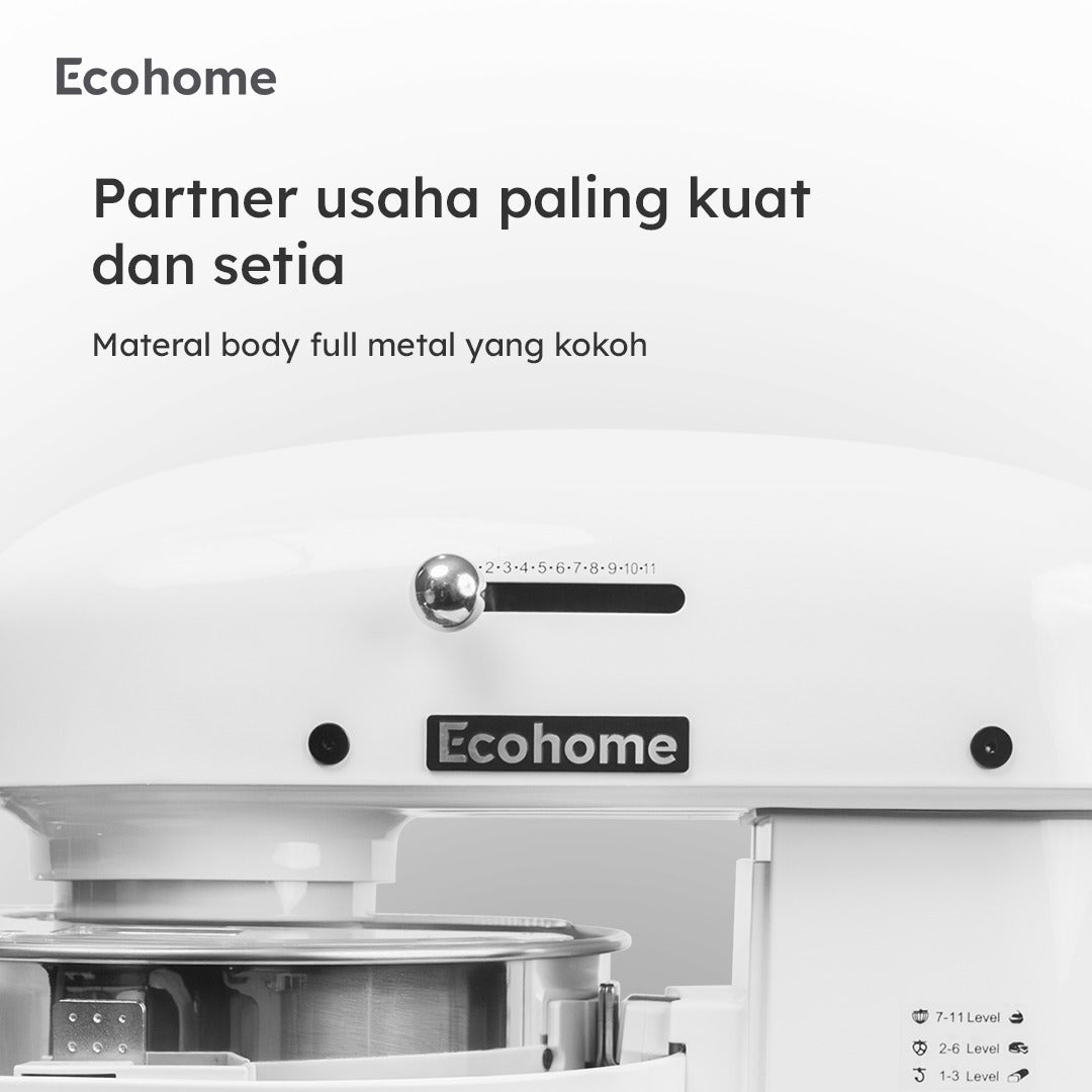 ECOHOME Stand Mixer Heavy Duty ESM999HD 10L Big Capacity Heavy Duty for Professional Use