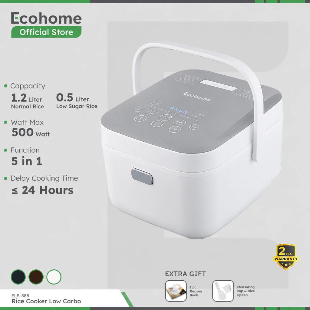 ECOHOME | Low Carbo Rice Cooker | ELS-888 | Multi Cooker