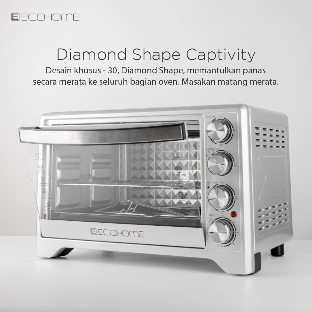 ECOHOME | Oven Platinum | EOP-888 | Low Watt