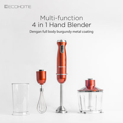 ECOHOME | Hand Blender | EHB-333 | Blender Praktis Multi Fungsi