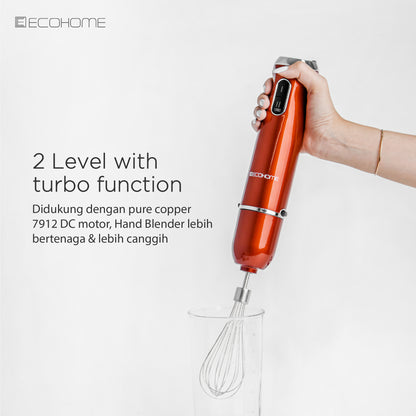 ECOHOME | Hand Blender | EHB-333 | Blender Praktis Multi Fungsi
