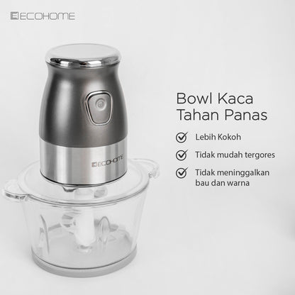 ECOHOME | 7 in 1 Food Processor | EFP-333 | Chopper, Blender, Smoothies