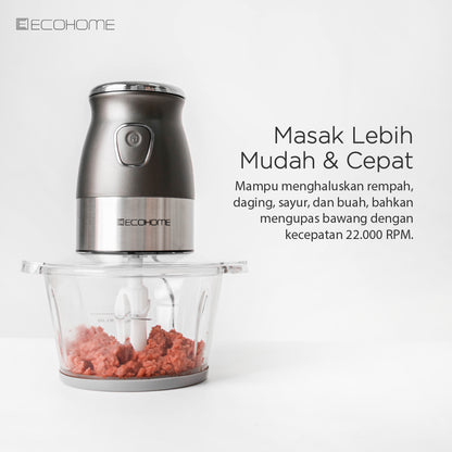 ECOHOME | 7 in 1 Food Processor | EFP-333 | Chopper, Blender, Smoothies