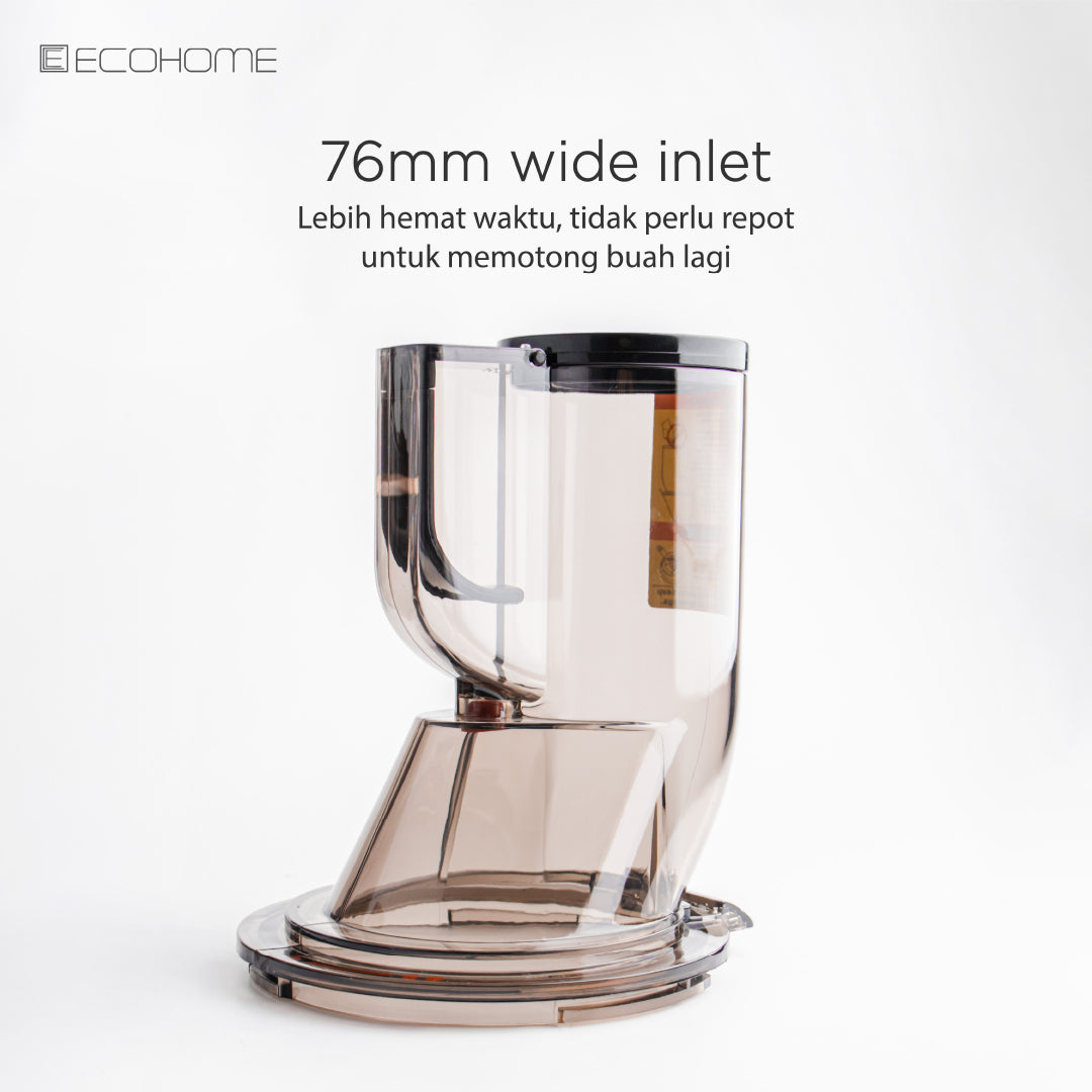 ECOHOME | Slow Juicer Big Mouth | ESJ-999BM | Muat 1 Buah Apel - Ecohome Indonesia