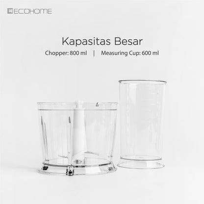 ECOHOME | Hand Blender | EHB-333 | Blender Praktis Multi Fungsi
