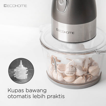 ECOHOME | 7 in 1 Food Processor | EFP-333 | Chopper, Blender, Smoothies