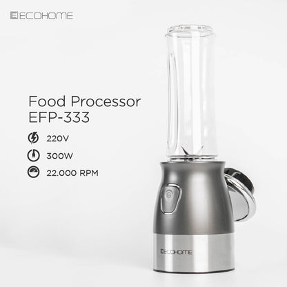 ECOHOME | 7 in 1 Food Processor | EFP-333 | Chopper, Blender, Smoothies